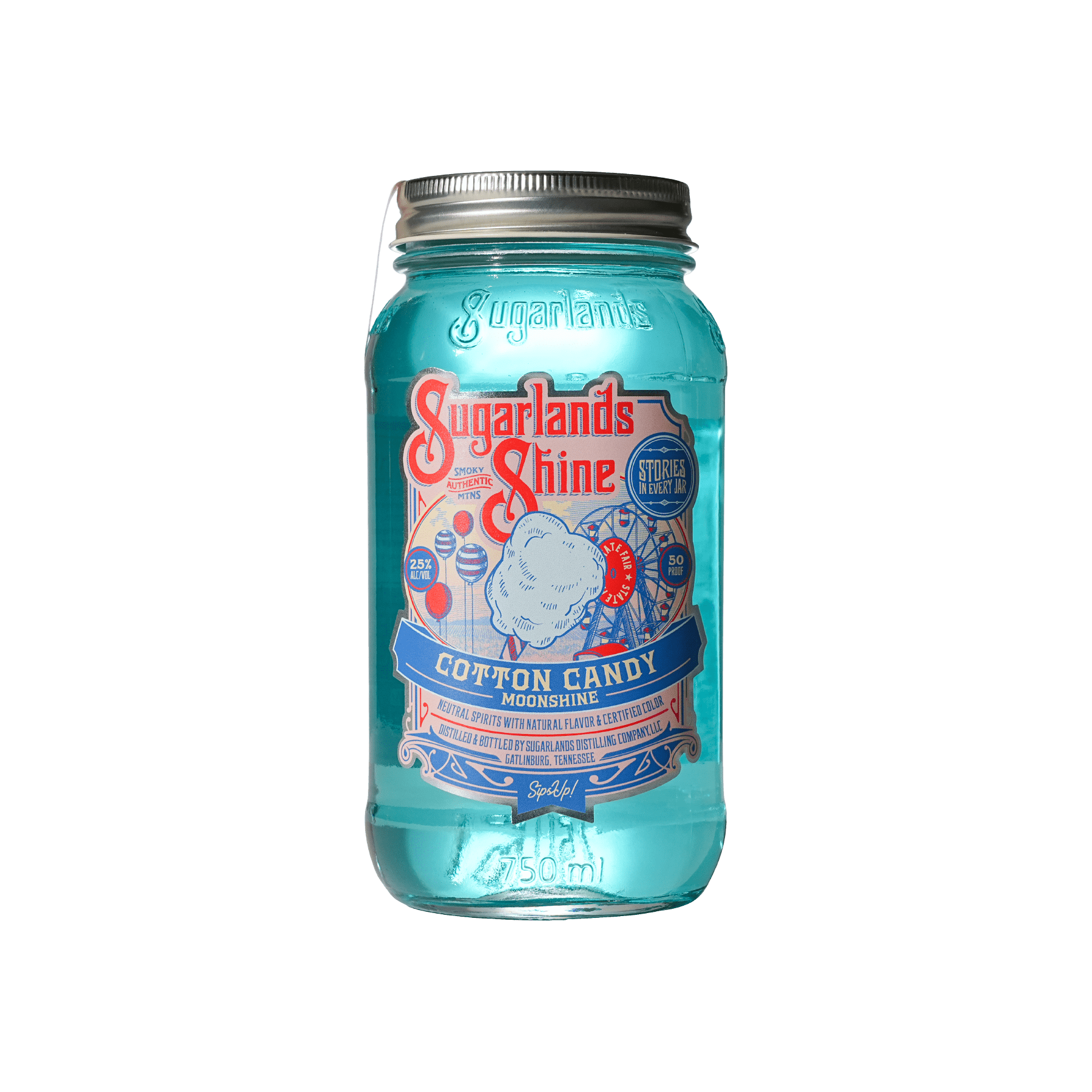 Sugarlands Shine Cotton Candy Moonshine 750ml - ForWhiskeyLovers.com