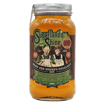 Sugarlands Shine Mark & Digger's Hazelnut Rum 750ml - ForWhiskeyLovers.com