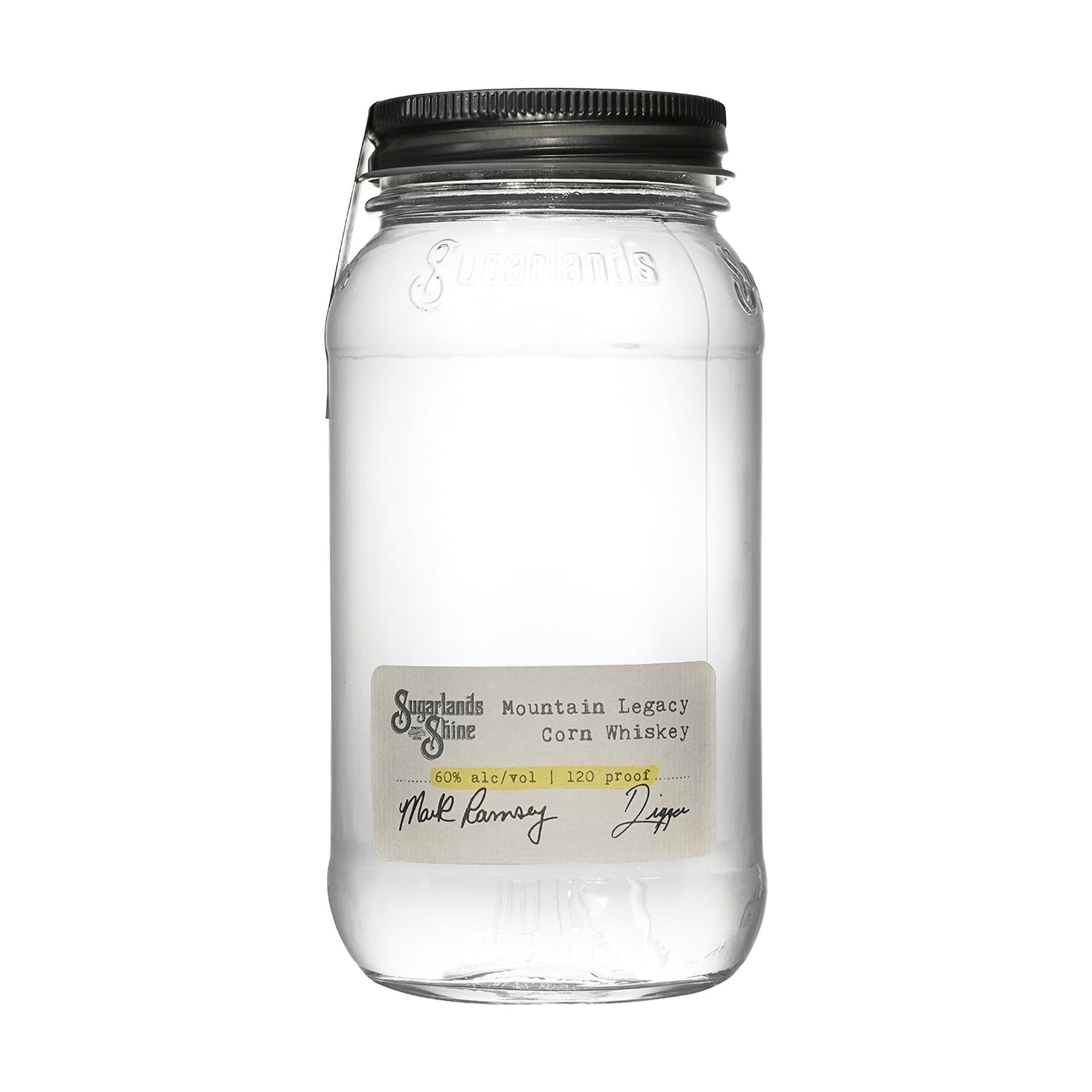 Sugarlands Shine Mark & Digger’s Mountain Legacy Corn Whiskey 750ml - ForWhiskeyLovers.com