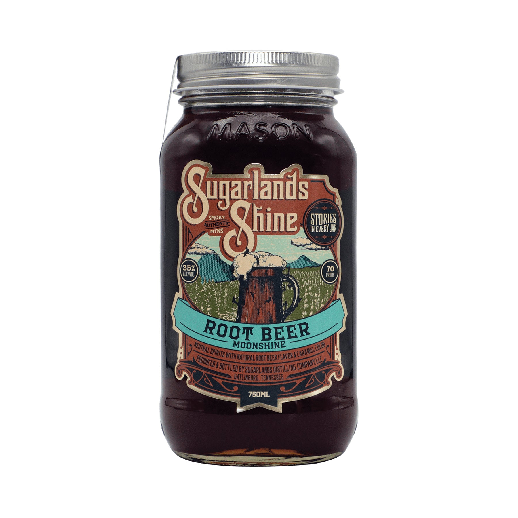 Sugarlands Shine Root Beer Moonshine 750ml - ForWhiskeyLovers.com