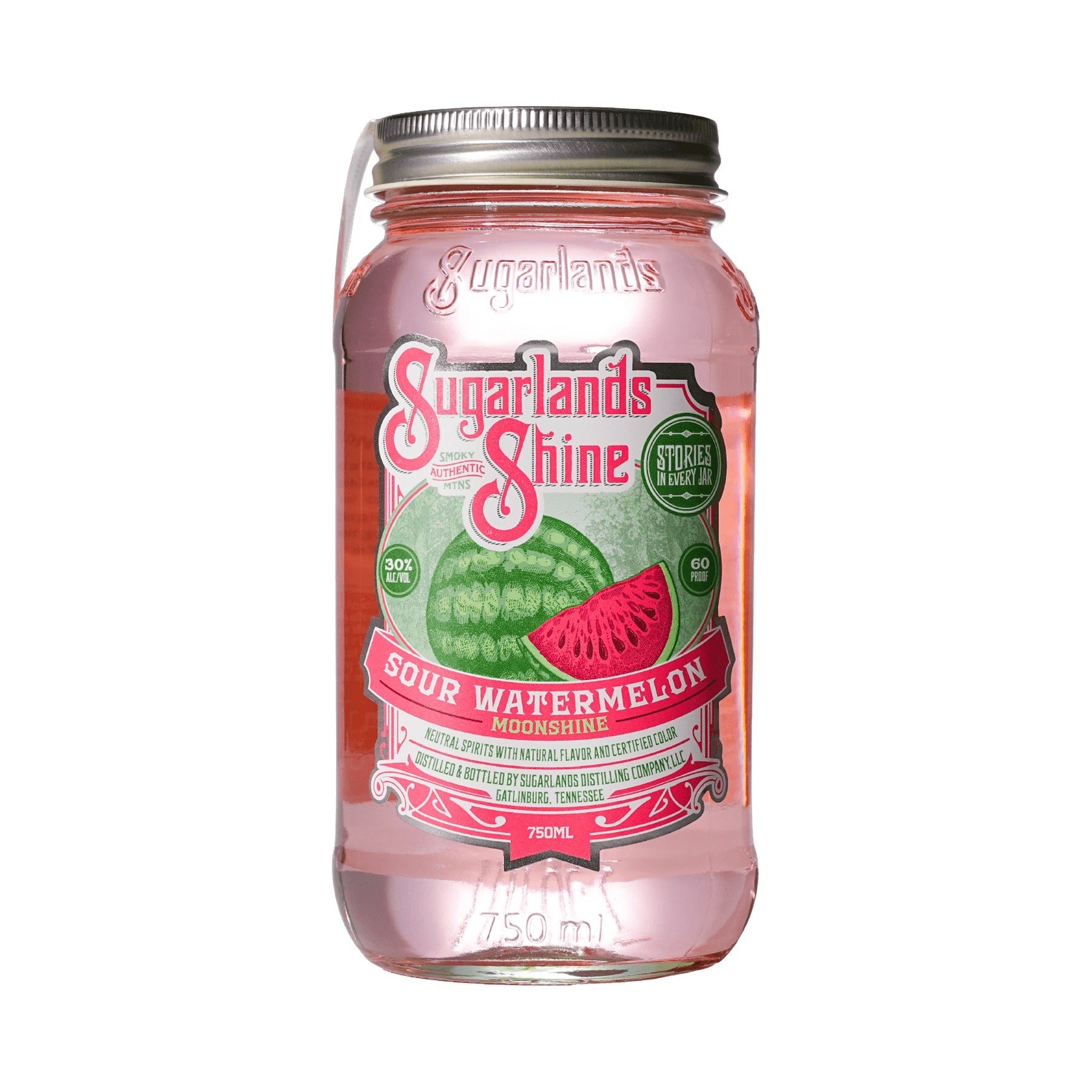 Sugarlands Shine Sour Watermelon Moonshine 750ml - ForWhiskeyLovers.com