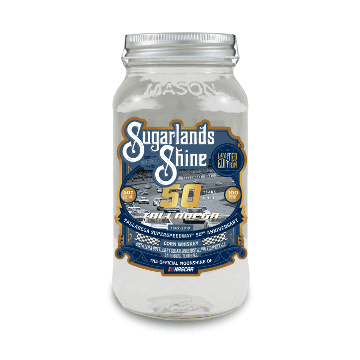 Sugarlands Shine Talladega 50th Anniversary Corn Whiskey - ForWhiskeyLovers.com