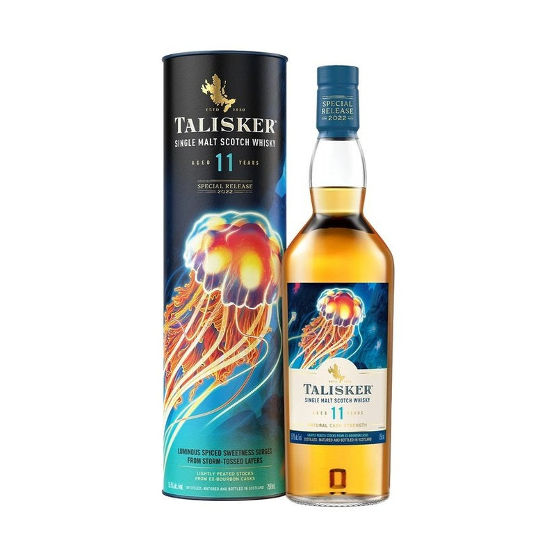 Talisker 11 Year Old 'The Lustrous Creature of the Depths' Special Release 2022 Single Malt Scotch Whisky - ForWhiskeyLovers.com