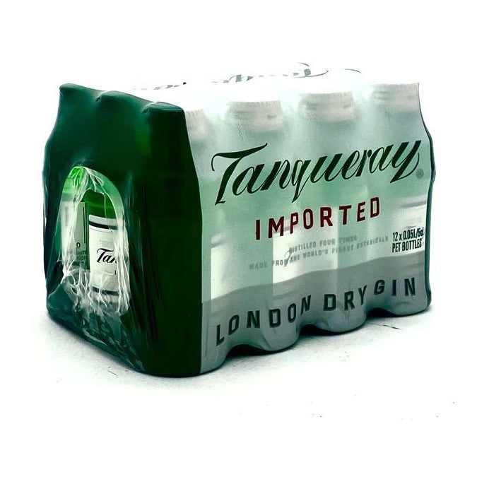 Tanqueray London Dry Gin 12-Pack 50ml - ForWhiskeyLovers.com