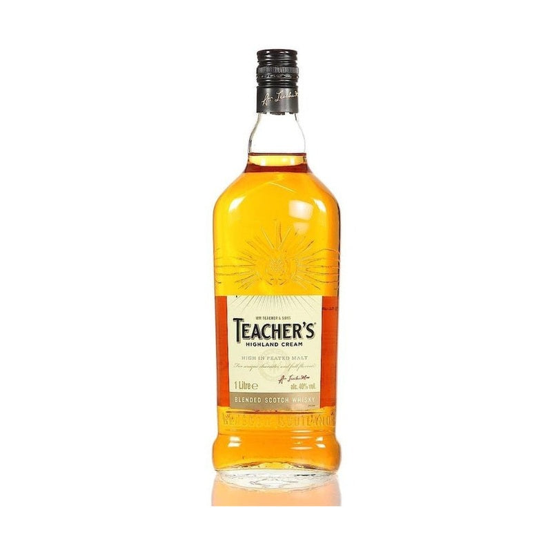 Teacher's Highland Cream Blended Scotch Whisky Liter - ForWhiskeyLovers.com