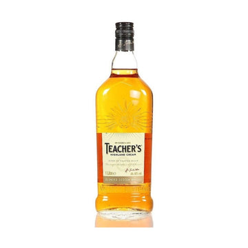 Teacher's Highland Cream Blended Scotch Whisky Liter - ForWhiskeyLovers.com