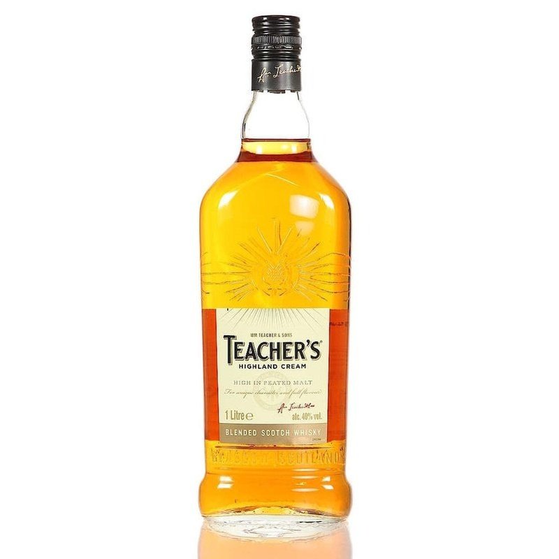 Teacher's Highland Cream Blended Scotch Whisky Liter - ForWhiskeyLovers.com