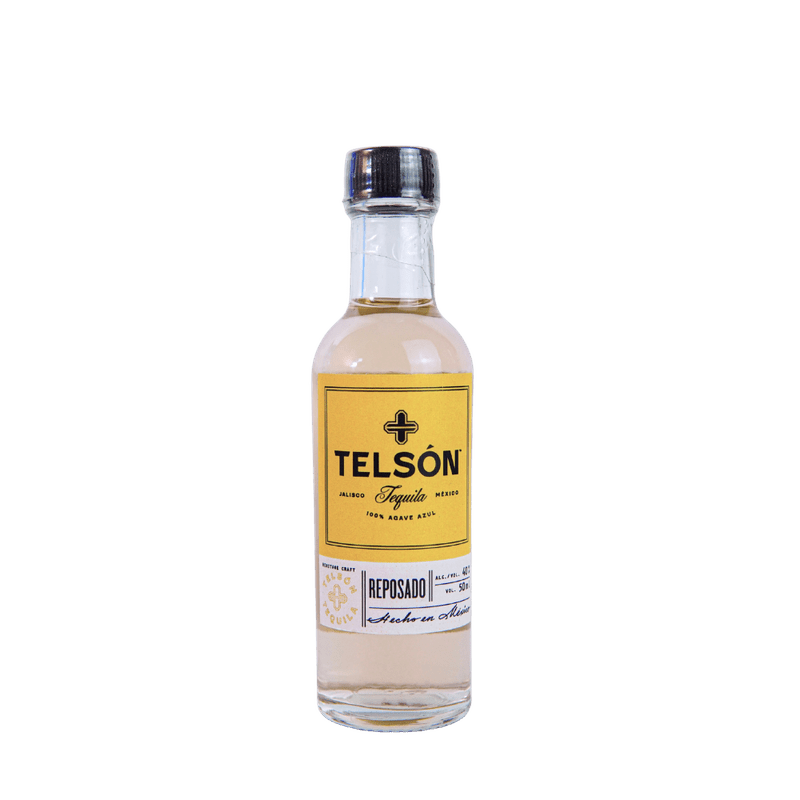 Telsón Reposado Tequila 50ml Pack of 12 - ForWhiskeyLovers.com