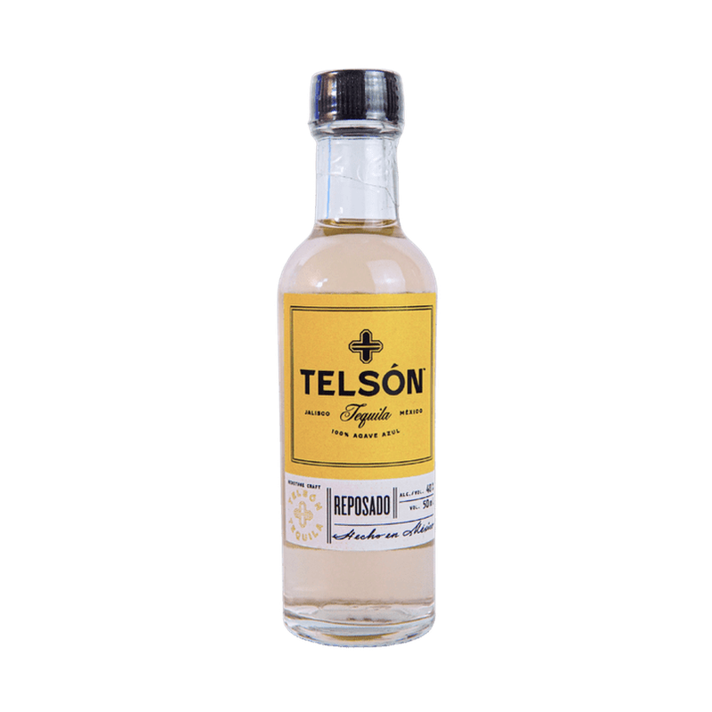 Telsón Reposado Tequila 50ml Pack of 12 - ForWhiskeyLovers.com
