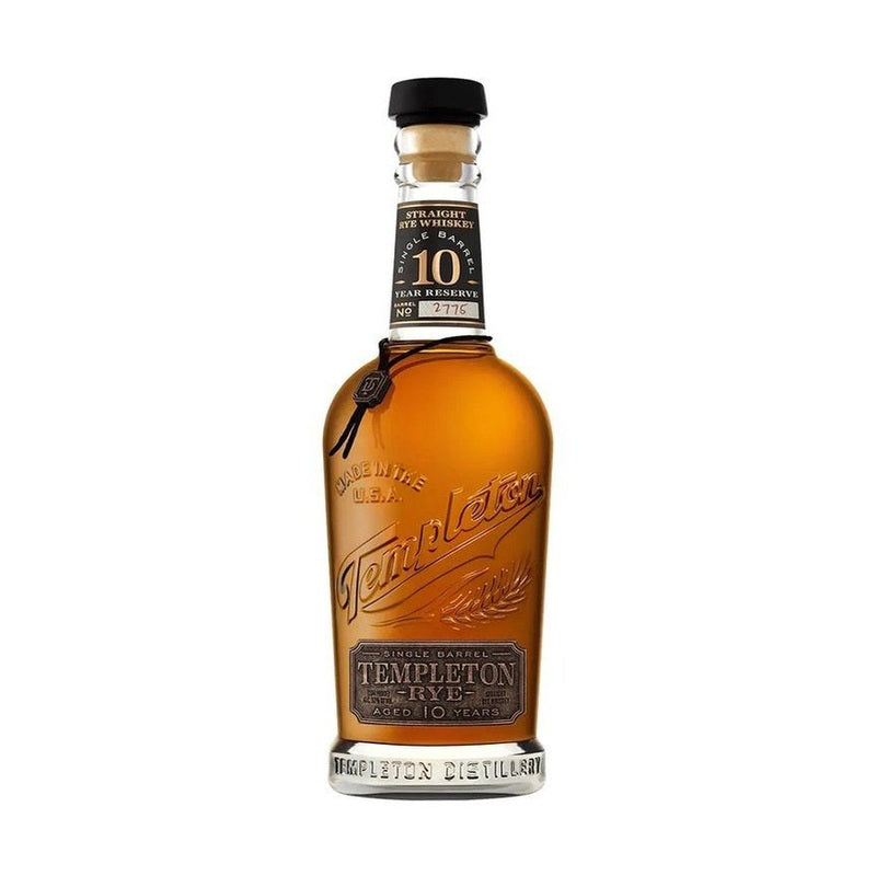 Templeton 10 Year Old Single Barrel Reserve Straight Rye Whiskey - ForWhiskeyLovers.com