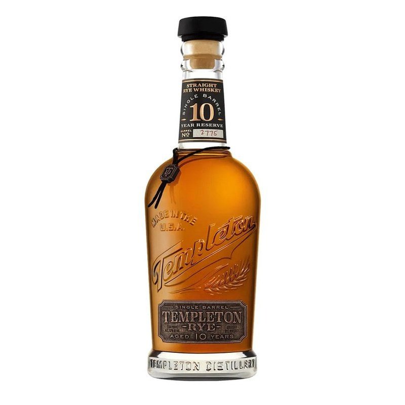 Templeton 10 Year Old Single Barrel Reserve Straight Rye Whiskey - ForWhiskeyLovers.com