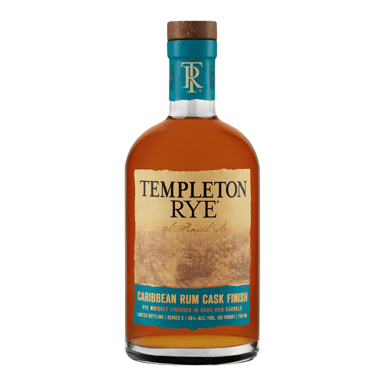 Templeton Rye Caribbean Rum Cask Finish Rye Whiskey - ForWhiskeyLovers.com