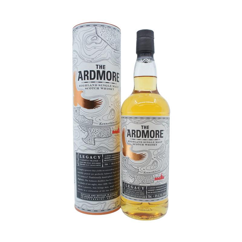 The Ardmore 'Legacy' Lightly Peated Highland Single Malt Scotch Whisky - ForWhiskeyLovers.com