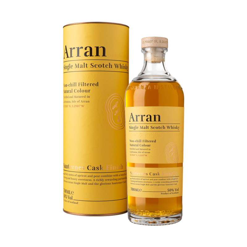 The Arran Malt Scotch Single Malt Sauternes Cask Finishes 750ml - ForWhiskeyLovers.com