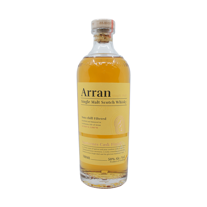The Arran Malt Scotch Single Malt Sauternes Cask Finishes 750ml - ForWhiskeyLovers.com