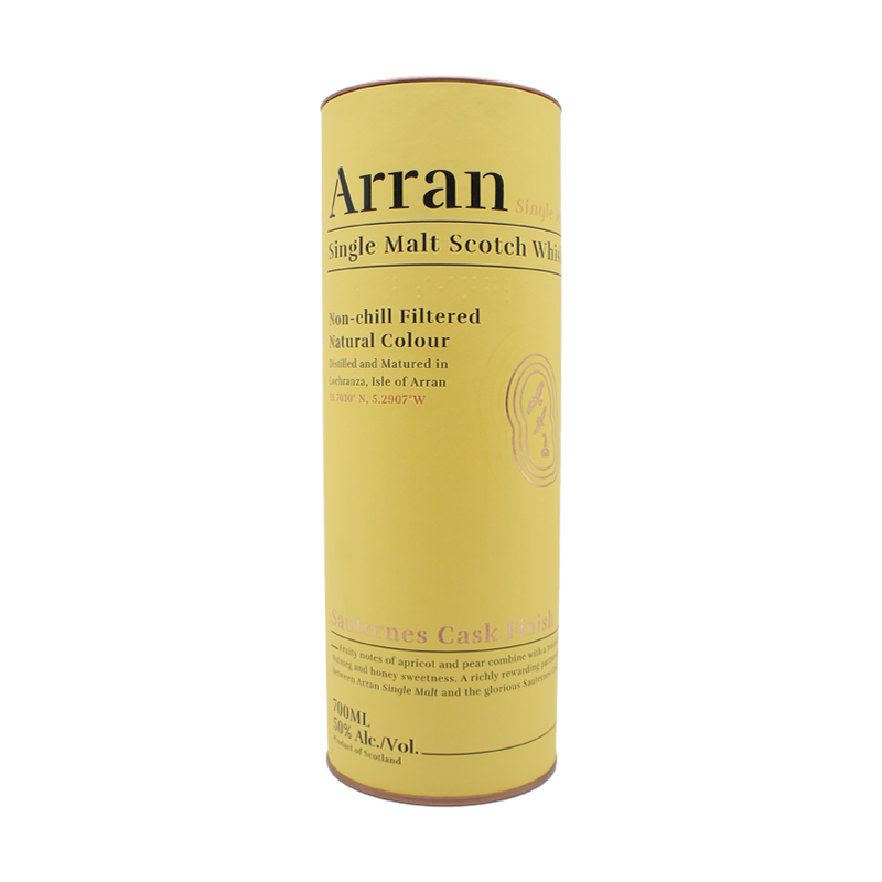 The Arran Malt Scotch Single Malt Sauternes Cask Finishes 750ml - ForWhiskeyLovers.com