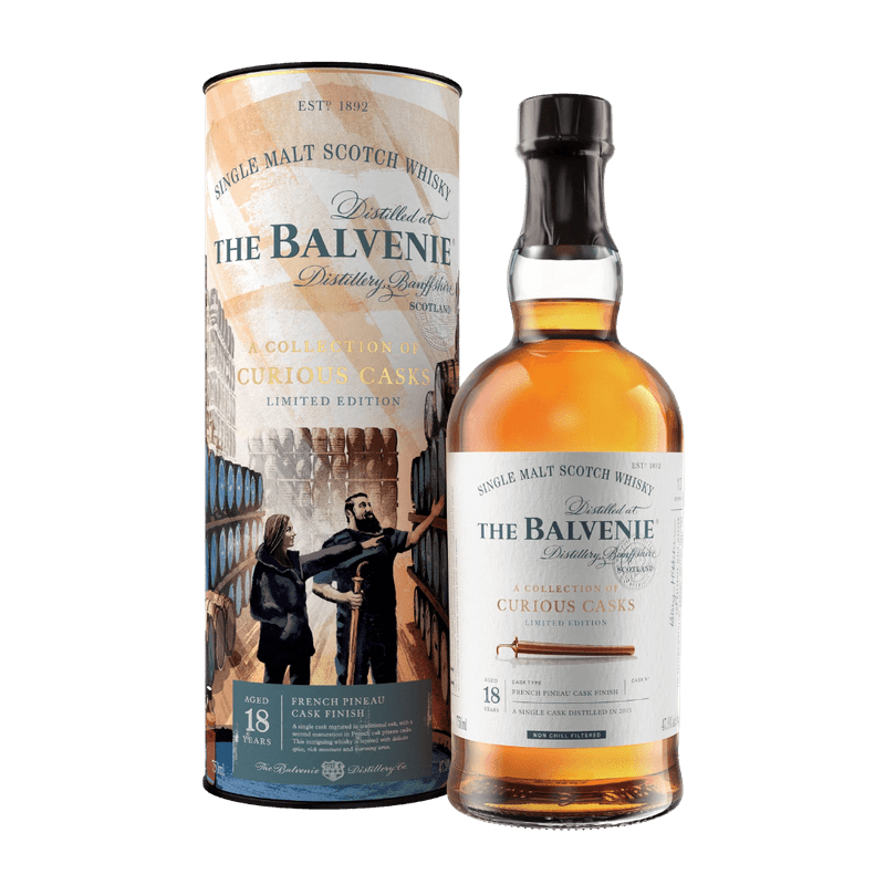 The Balvenie 18 Year French Pineau Cask Single Malt Scotch Whisky - ForWhiskeyLovers.com