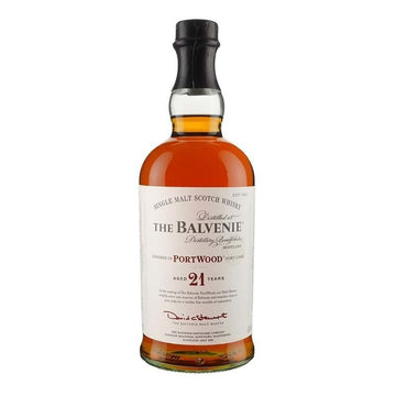 The Balvenie 21 Year Old Portwood Single Malt Whisky 750ml - ForWhiskeyLovers.com