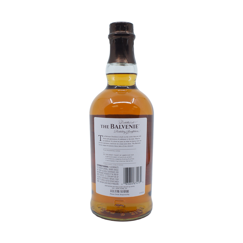 The Balvenie The Sweet Toast Toast of American Oak 12 Year Old Single Malt Whisky 750ml - ForWhiskeyLovers.com
