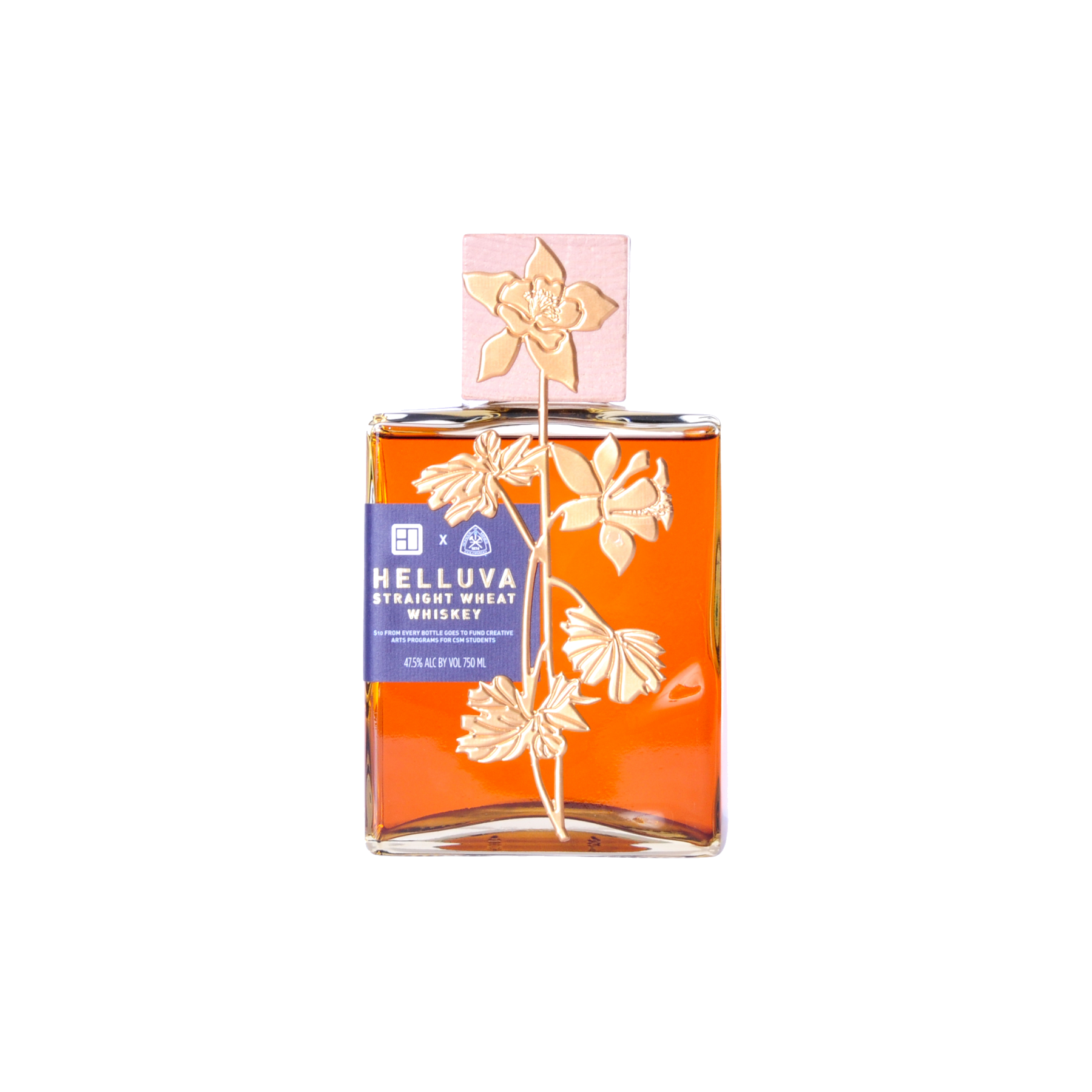 The Block Distilling Co. Helluva Straight Wheat Whiskey 750ml - ForWhiskeyLovers.com