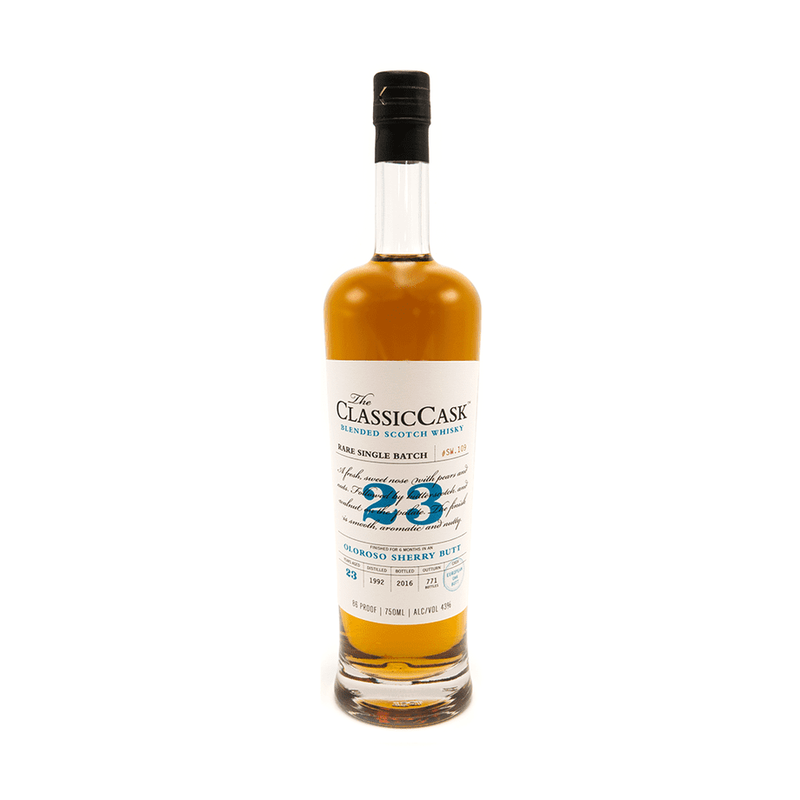 The Classic Cask 23 Year Old Rare Single Batch Oloroso Sherry Butt Blended Scotch Whisky - ForWhiskeyLovers.com