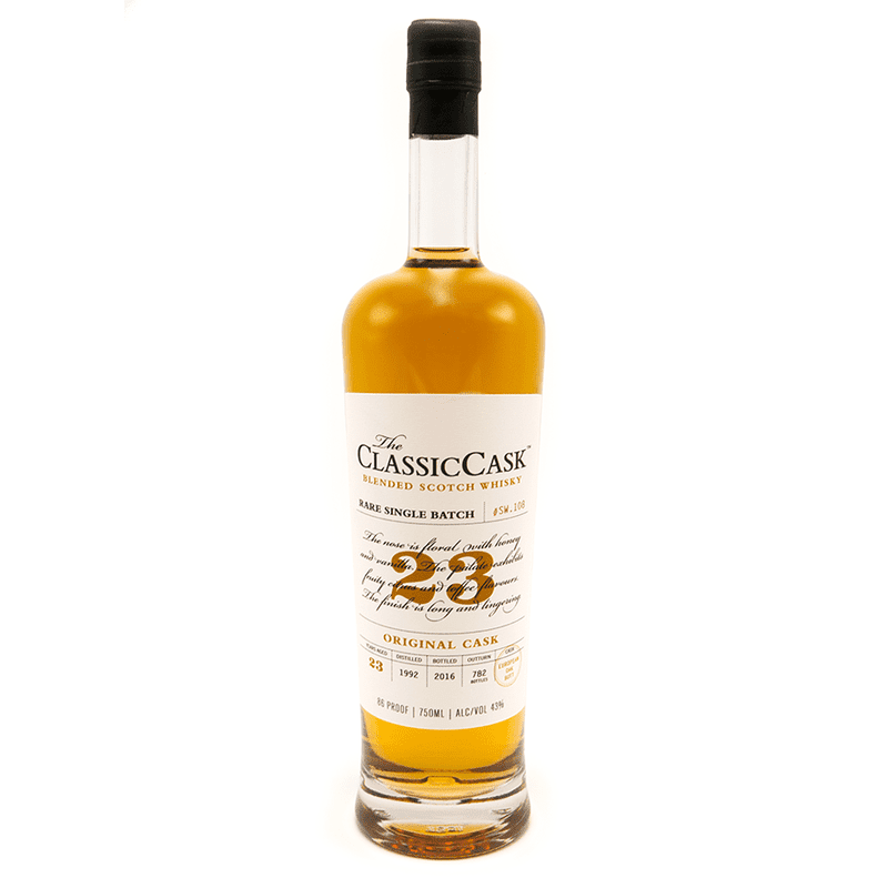 The Classic Cask Rare Single Batch Original Cask 23 Year Old Blended Scotch Whisky - ForWhiskeyLovers.com