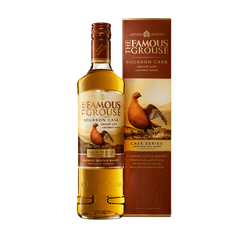 The Famous Grouse Cask Series Bourbon Cask Blended Scotch Whisky - ForWhiskeyLovers.com