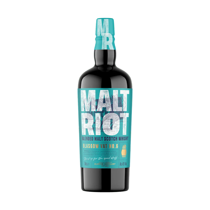 The Glasgow Distillery Malt Riot Blended Malt Scotch Whisky - ForWhiskeyLovers.com