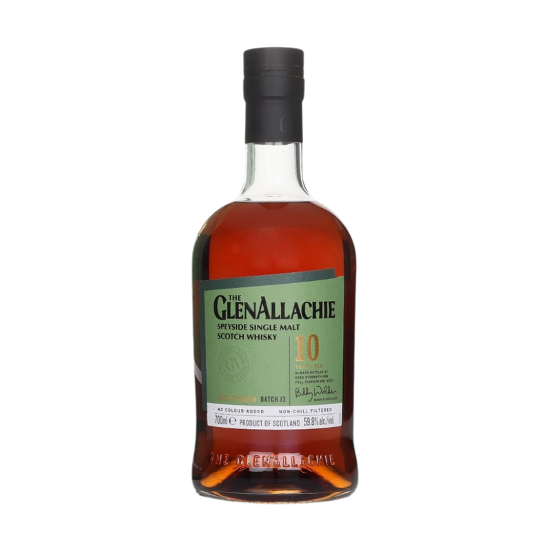 The GlenAllachie 10 Year Old Cask Strength Batch 13 Speyside Single Malt Scotch Whisky 700mL - ForWhiskeyLovers.com