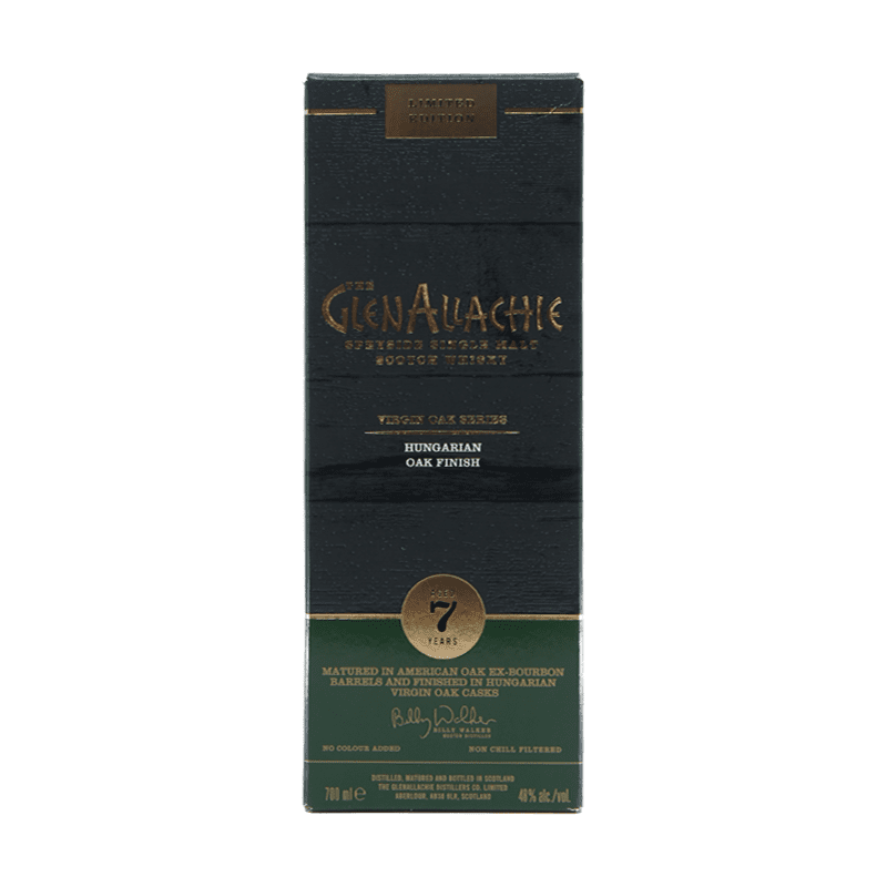The GlenAllachie 7 Year Old Virgin Oak Series 'Hungarian Oak' - ForWhiskeyLovers.com