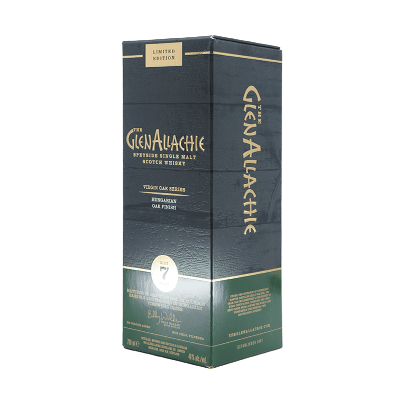 The GlenAllachie 7 Year Old Virgin Oak Series 'Hungarian Oak' - ForWhiskeyLovers.com