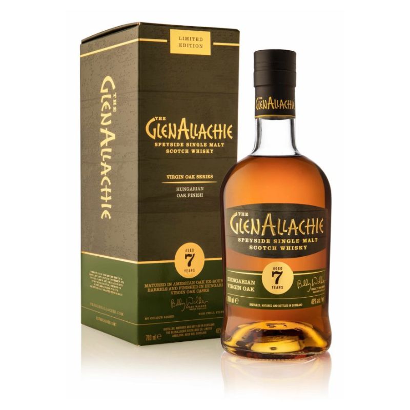 The GlenAllachie 7 Year Old Virgin Oak Series 'Hungarian Oak' - ForWhiskeyLovers.com