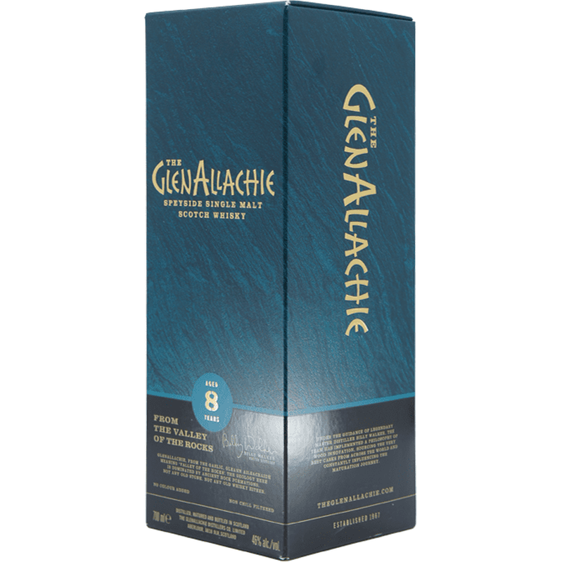 The GlenAllachie 8 Year Old Speyside Single Malt Scotch Whisky - ForWhiskeyLovers.com