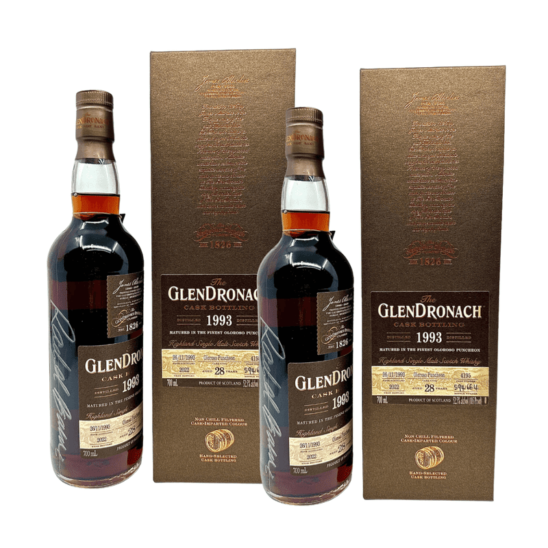 The Glendronach Cask #4195 "Sherry Baby" Signed Bottle Combo - ForWhiskeyLovers.com