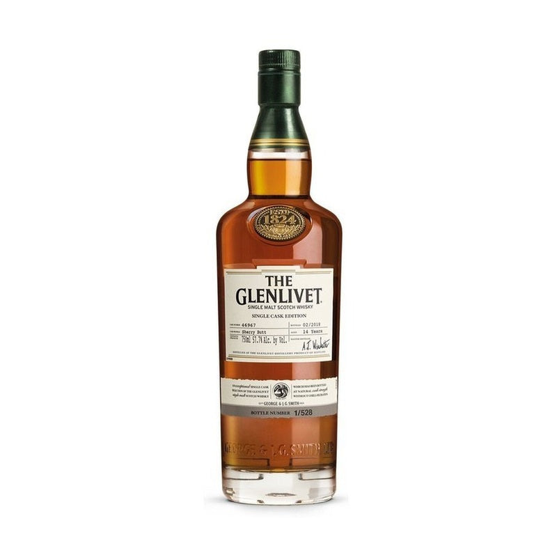 The Glenlivet 14 Year Old Sherry Butt Single Cask Single Malt Scotch Whisky - ForWhiskeyLovers.com