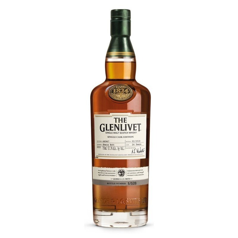 The Glenlivet 14 Year Old Sherry Butt Single Cask Single Malt Scotch Whisky - ForWhiskeyLovers.com