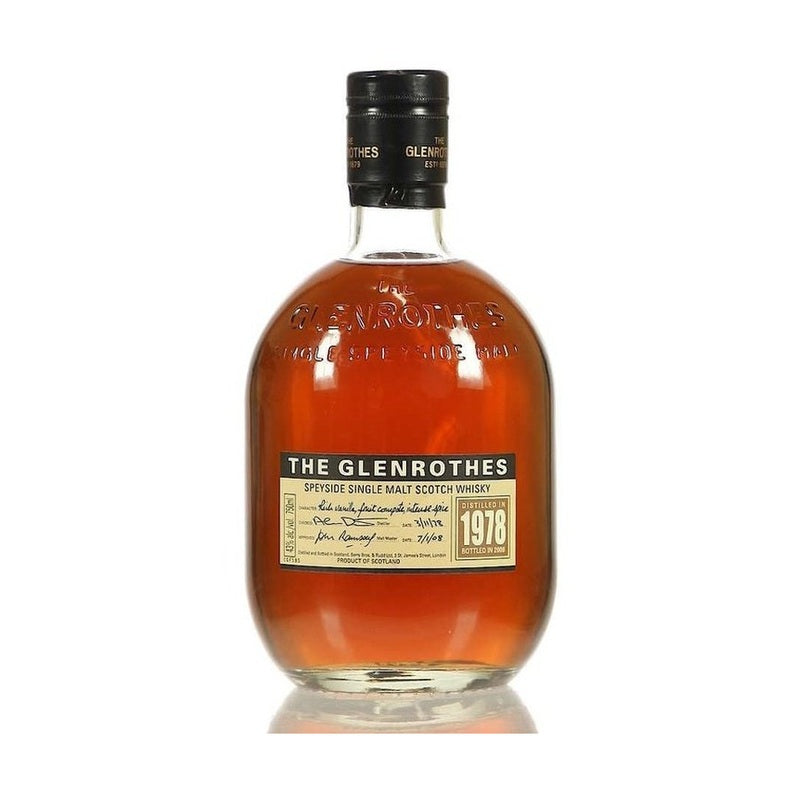 The Glenrothes Vintage 1978 Speyside Single Malt Scotch Whisky - ForWhiskeyLovers.com