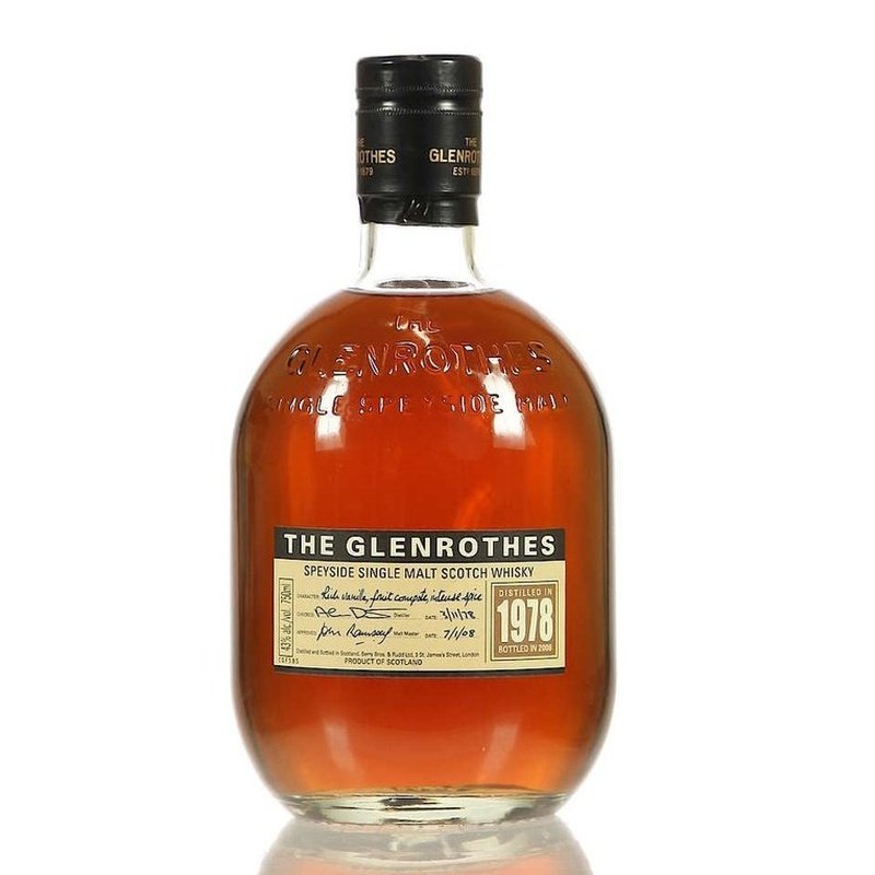 The Glenrothes Vintage 1978 Speyside Single Malt Scotch Whisky - ForWhiskeyLovers.com