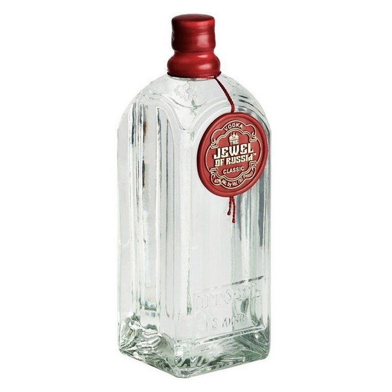 The Jewel of Russia Classic Vodka Liter - ForWhiskeyLovers.com