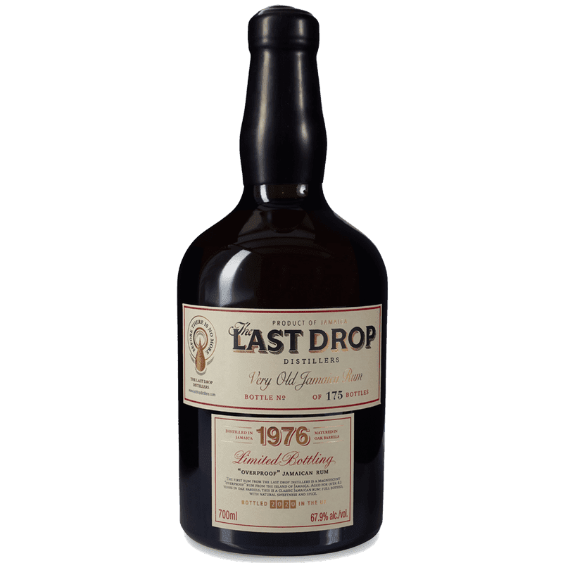 The Last Drop 1976 Very Old Jamaican Overproof Rum - ForWhiskeyLovers.com