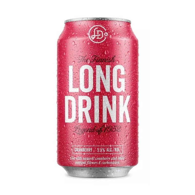 The Long Drink 'Cranberry' Flavored Gin 6-Pack - ForWhiskeyLovers.com