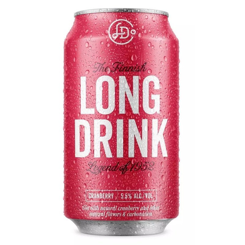 The Long Drink 'Cranberry' Flavored Gin 6-Pack - ForWhiskeyLovers.com