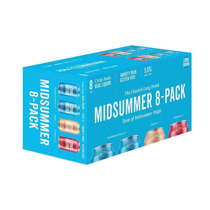 The Long Drink 'Midsummer' Flavored Gin Variety 6-Pack - ForWhiskeyLovers.com