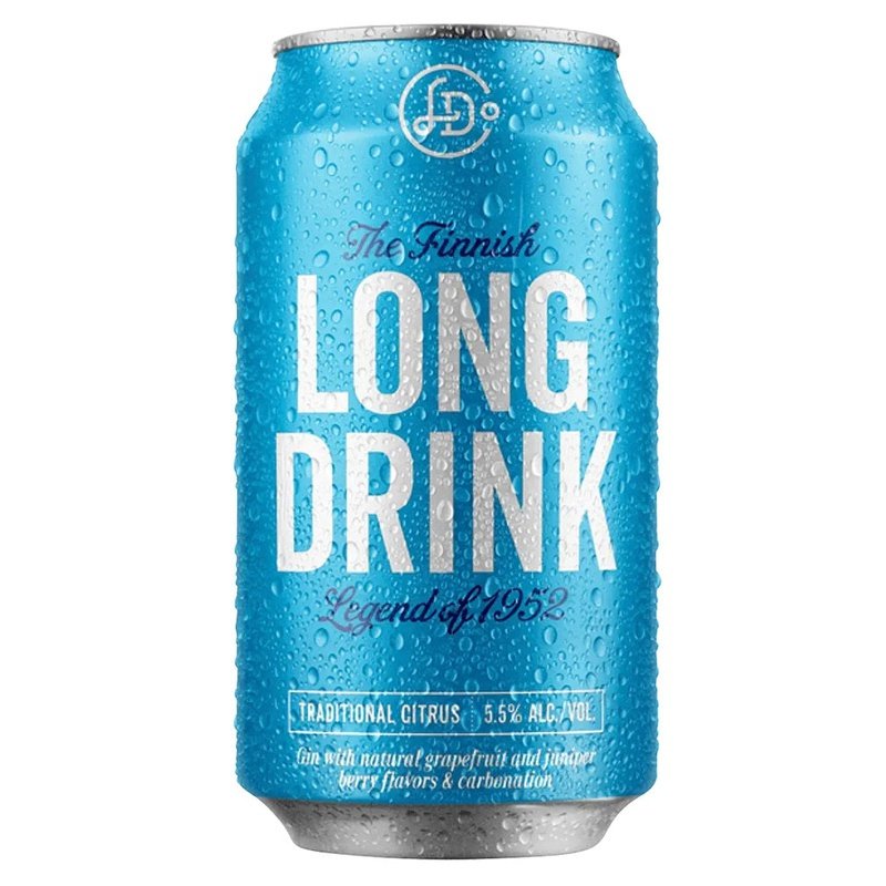The Long Drink 'Traditional Citrus' Flavored Gin 6-Pack - ForWhiskeyLovers.com