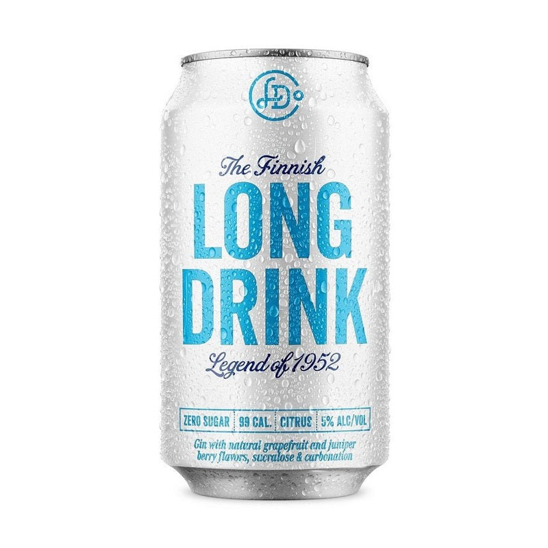 The Long Drink 'Zero Sugar' Flavored Gin 6-Pack - ForWhiskeyLovers.com