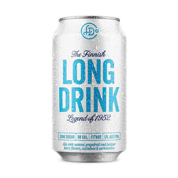 The Long Drink 'Zero Sugar' Flavored Gin 6-Pack - ForWhiskeyLovers.com