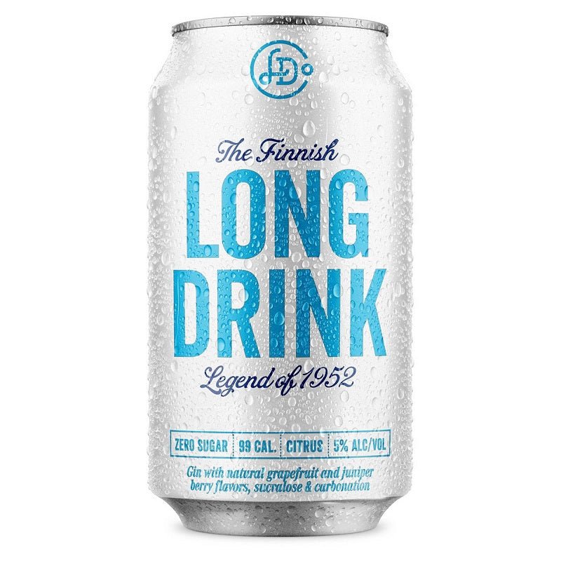 The Long Drink 'Zero Sugar' Flavored Gin 6-Pack - ForWhiskeyLovers.com