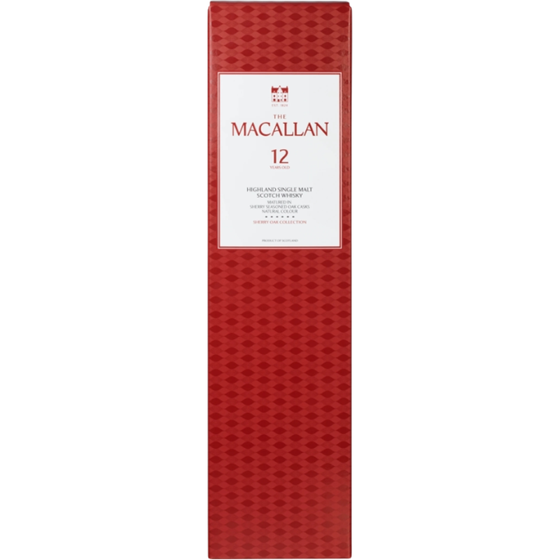 The Macallan 12 Year Old Sherry Oak Cask Highland Single Malt Scotch Whisky - ForWhiskeyLovers.com