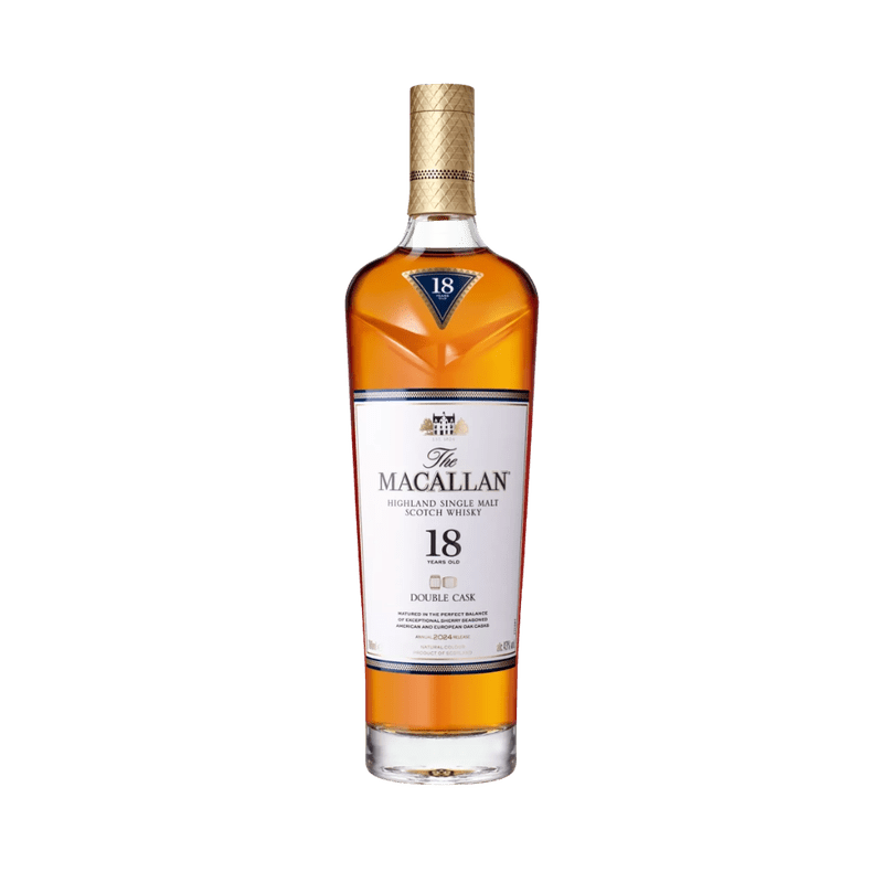 The Macallan 18 Year Old Double Cask Single Malt Whiskey 750ml - ForWhiskeyLovers.com