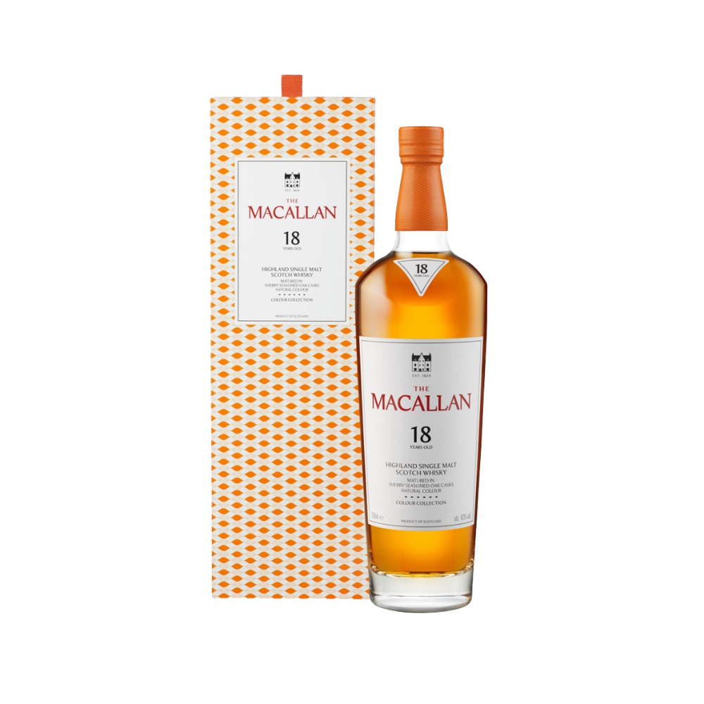 The Macallan 18yr Highland Single Malt Scotch Whisky Colour Collection - ForWhiskeyLovers.com